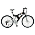 Punisher Full Suspension 21 Speed Unisex ATB Bike